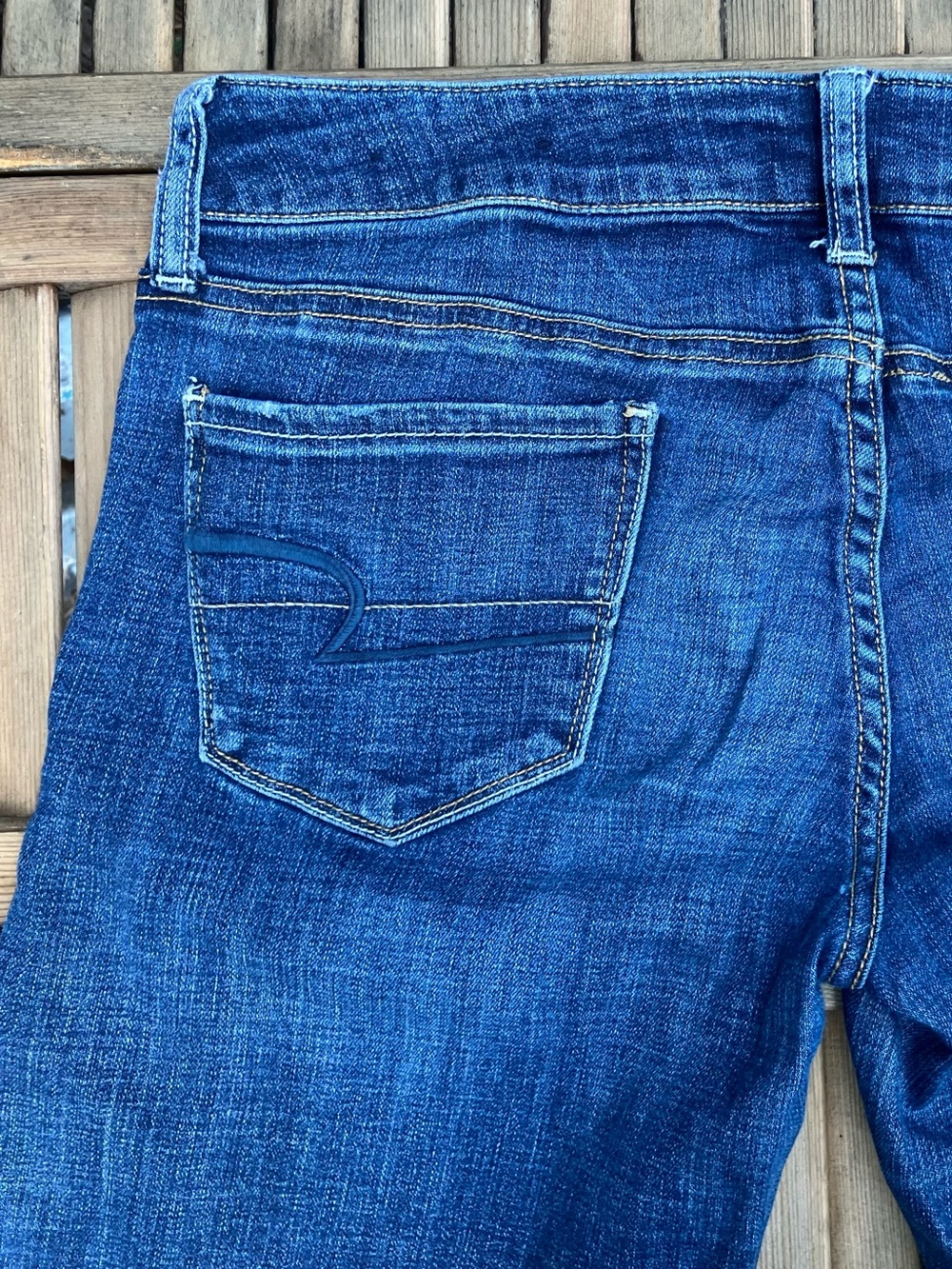 American Eagle Outfitters Women's Stretch Blue Jeans 31x34 Long